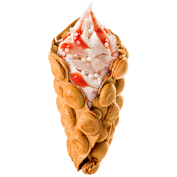 BUBBLE WAFFLE FREE  (ridotto contenuto di zuccheri) 